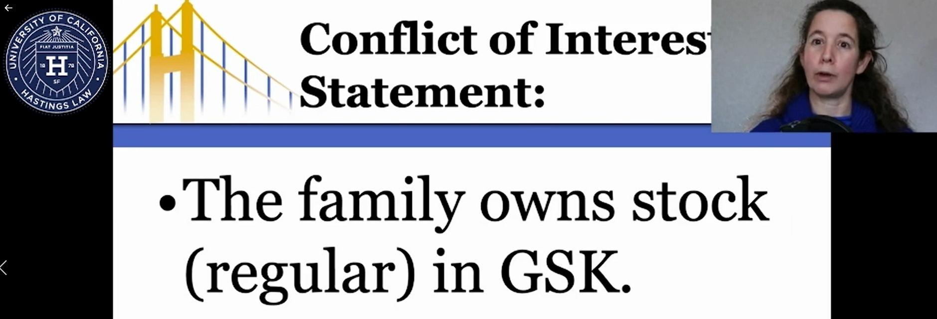 Dorit Reiss - Conflict of Interest